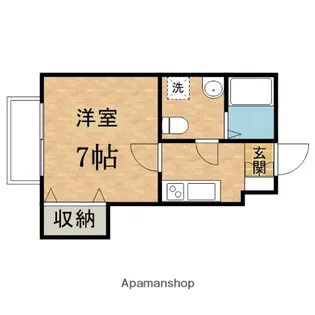 東京都日野市高幡【アパート】の間取り