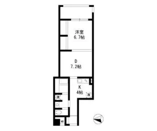 カステッロ石神井公園【6階】の間取り