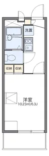 レオパレスQUATTRO【2階】の間取り