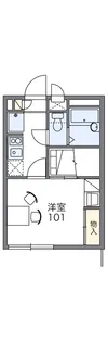 レオパレスリベル丸山【2階】の間取り