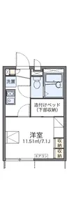 レオパレスコヅチⅢ【1階】の間取り