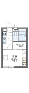 レオパレス四季【1階】の間取り