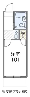 レオパレスOCT【1階】の間取り