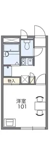 レオパレスル・レーヴ【3階】の間取り