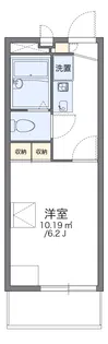 レオパレスピュア【1階】の間取り