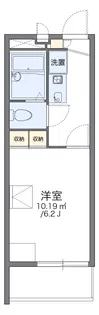 レオパレスピュア【1階】の間取り