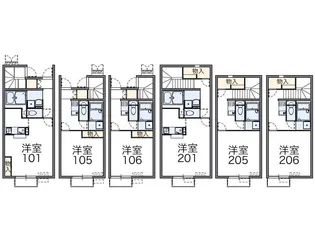 レオネクストメゾン グリシーヌ【1階】の間取り