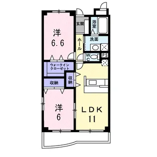 FORESTA(フォレスタ)【3階】の間取り