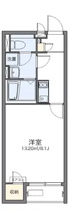 レオネクストレインボー上竹【2階】の間取り