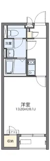 レオネクストレインボー上竹【1階】の間取り