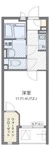 レオネクストD2 A1【3階】の間取り