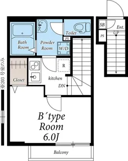 リブリ・サン石神井【2階】の間取り