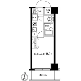 ヴェルト板橋【2階】の間取り