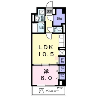 カーサブライト・DDS【2階】の間取り