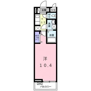 アクティーフ上新井【3階】の間取り