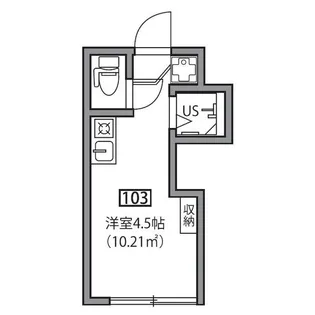 アーバンプレイス江古田ⅣA棟【1階】の間取り