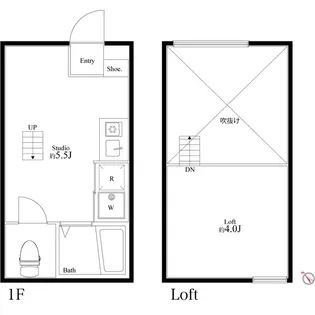 スエルテ小竹【1階】の間取り