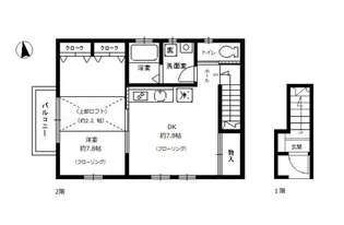 ルミエール・下石神井【2階】の間取り