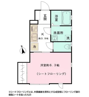 DCグレース【1階】の間取り
