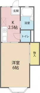 ポルシェ富士見台【201号室号室】の間取り