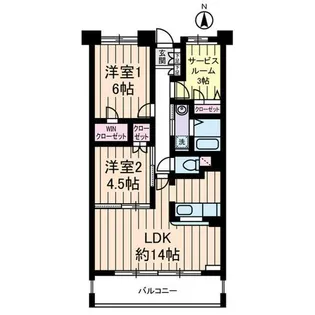 エコタワーバオバブ【0307号室】の間取り
