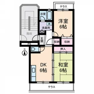 クレール18【1階】の間取り