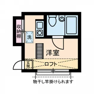 マルソルリヨン【2階】の間取り