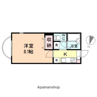 第5グリーンハイツ【107号室】の間取り