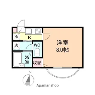第6グリーンハイツ【102号室】の間取り