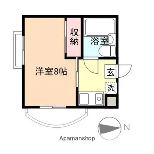 チェリーハイツ【201号室】の間取り
