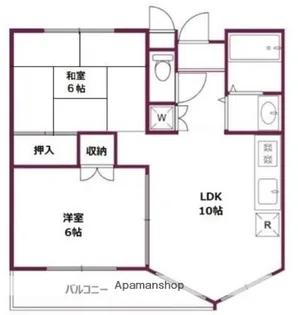 ヴィラ大泉【3階】の間取り