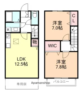 パークハウス大泉【B-2号室】の間取り