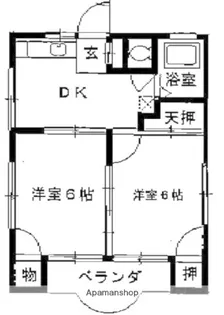 サンホワイト光が丘【2階】の間取り
