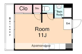 大泉陵雲閣マンション【407号室】の間取り