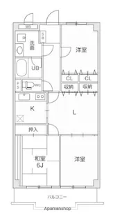 ピア・グランデ弐番館【2階】の間取り