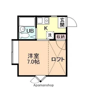 ハビター保谷【201号室】の間取り