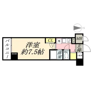 フェニックス武蔵関参番館【3階】の間取り