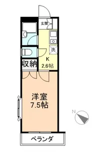 グリーンパークフジ【2階】の間取り
