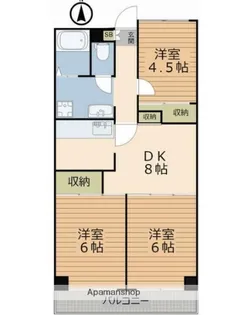 エルムヒルズNARUSAWA【2階】の間取り