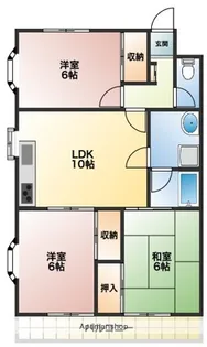 加藤ハイツ【1階】の間取り