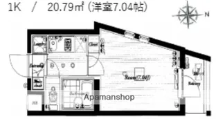 ビバリーホームズ中村橋【3階】の間取り