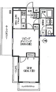 コスモスパジオ富士見台【3階】の間取り