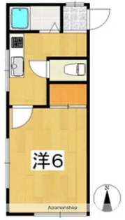 メゾンジュネス【2階】の間取り