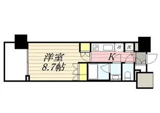 1Kの間取り画像