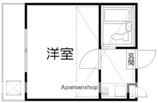 シティパレス石神井台Ⅰ【2-202号室】の間取り
