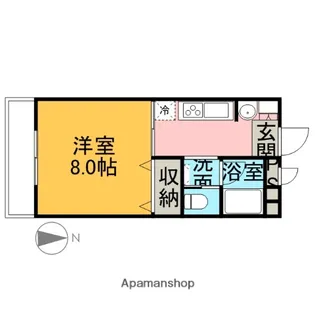 サンホワイトエトワール【1階】の間取り