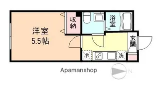 ロータス大泉学園【302号室】の間取り