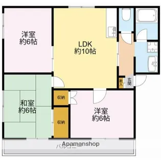 グリーンヒルズ南大泉C棟【2階】の間取り