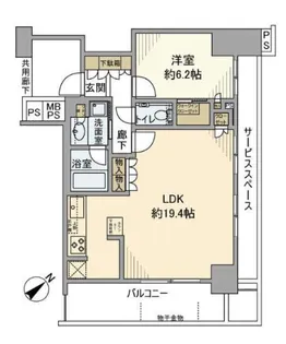 プラウドタワー大泉学園【14階】の間取り