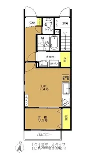 プチマルーン【1階】の間取り